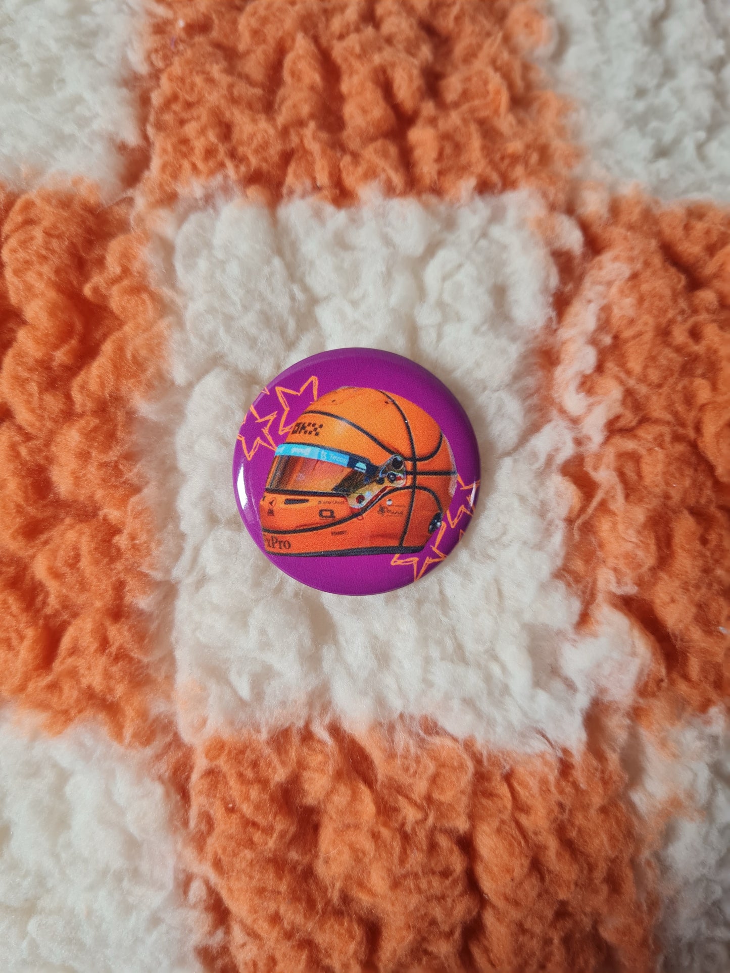 Basketball Lando badge pin