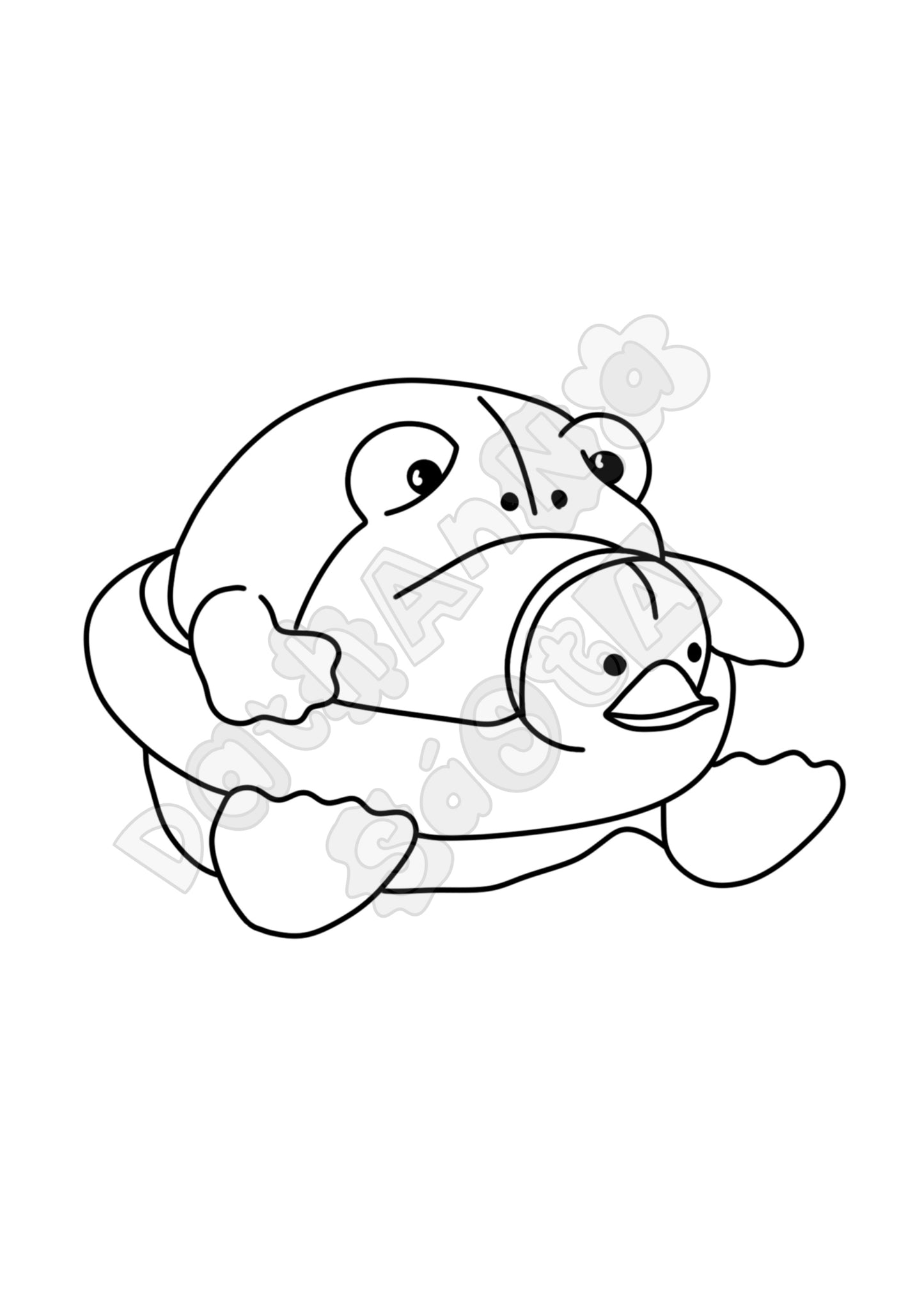 DIGITAL DOWNLOAD all dressed up colouring book *non refundable
