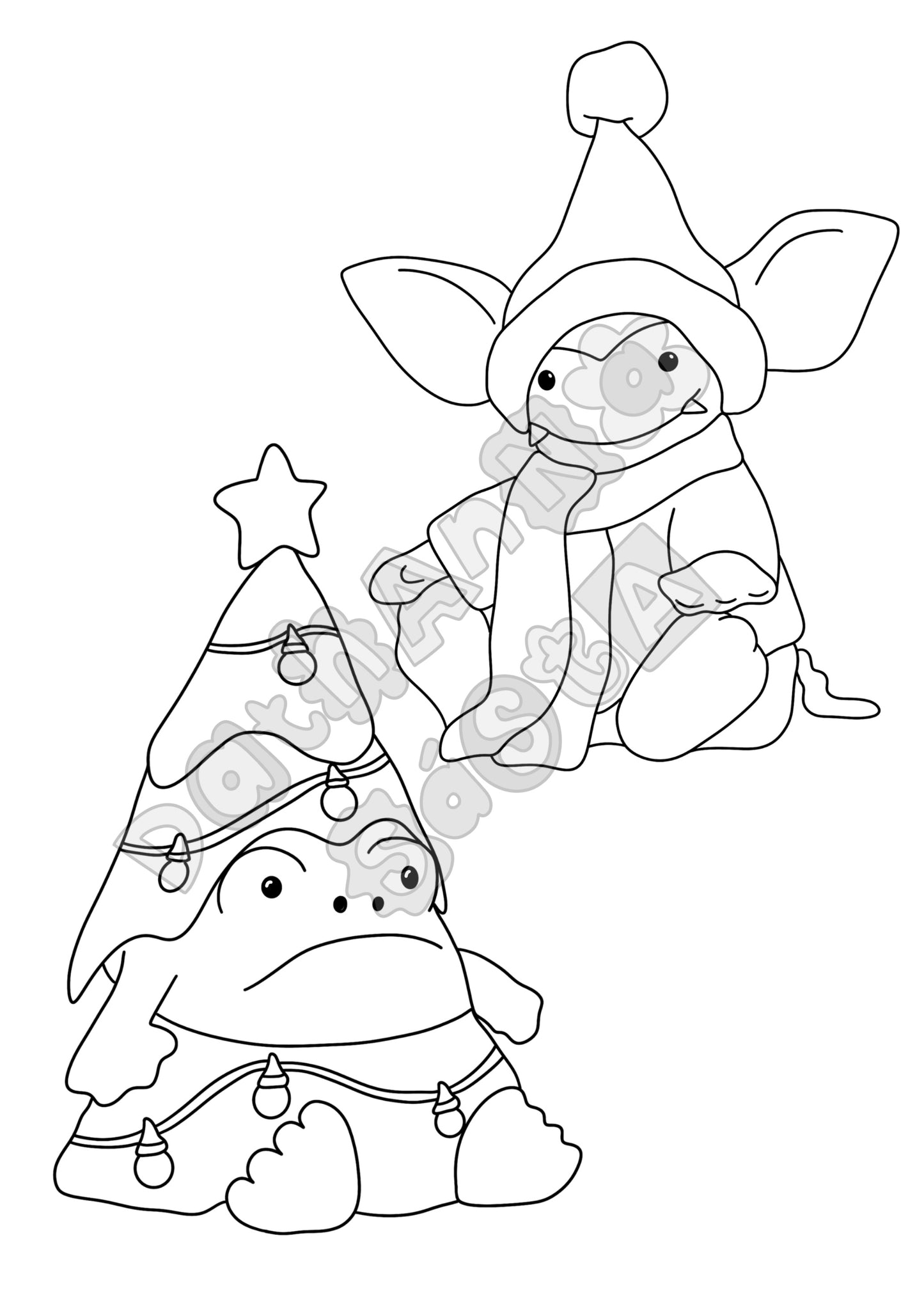 DIGITAL DOWNLOAD all dressed up colouring book *non refundable