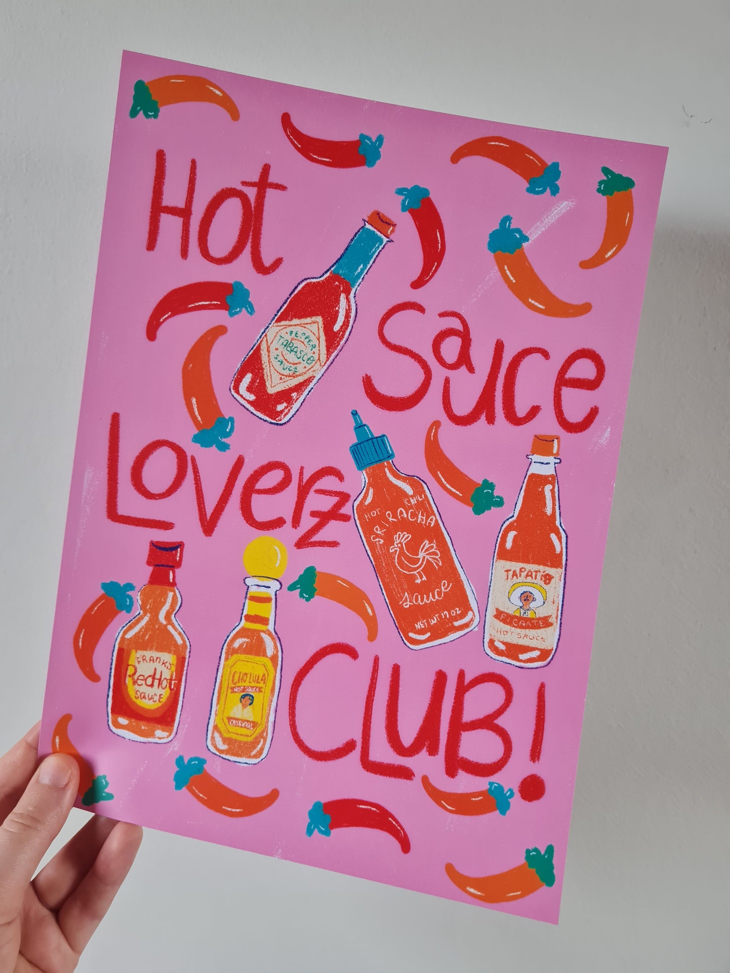 Hot sauce lovers print