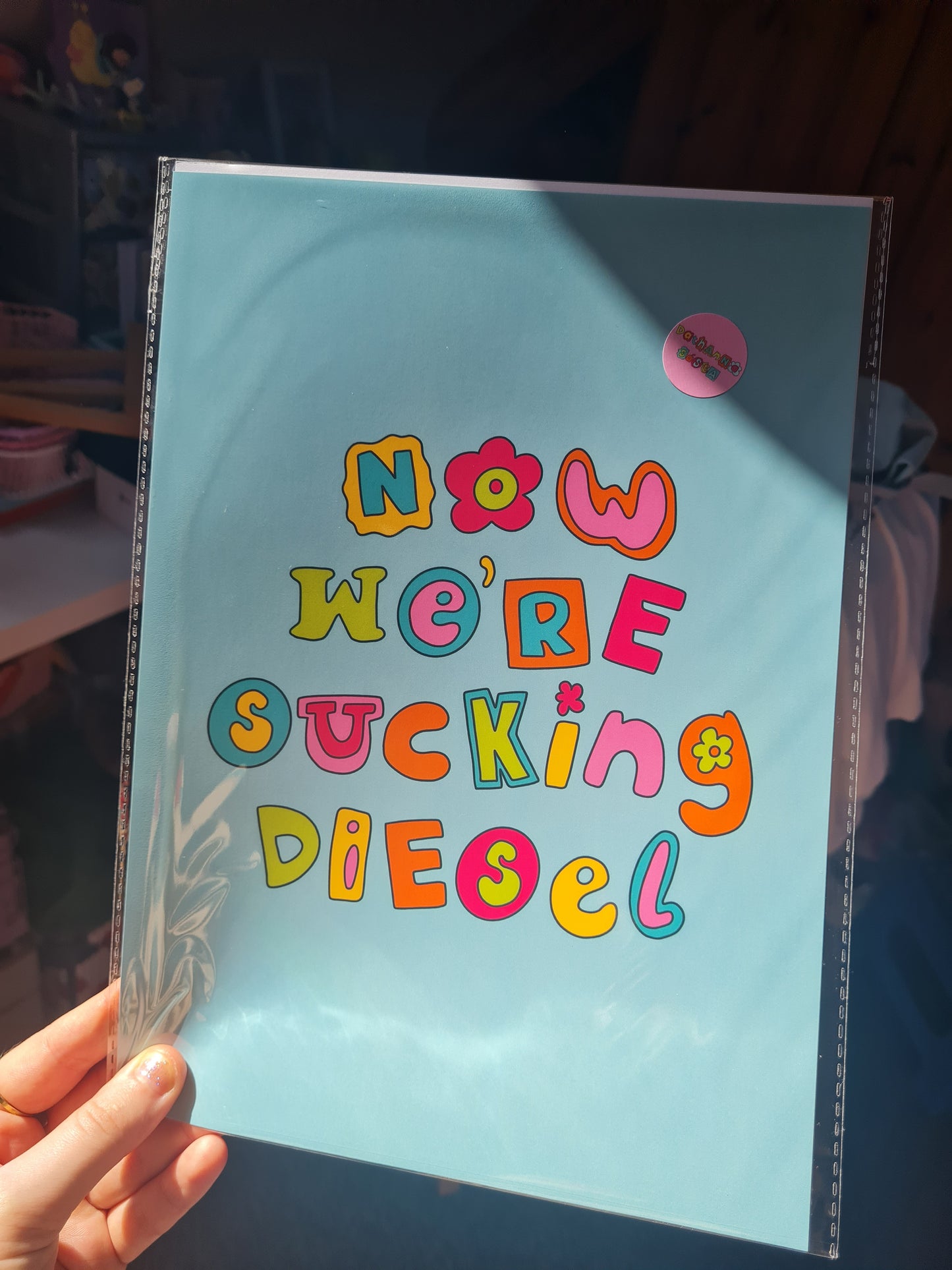 Now we're sucking diesel print