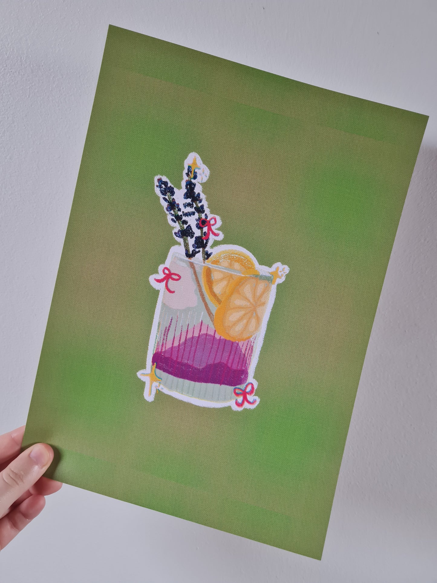 Lavender Limoncello print