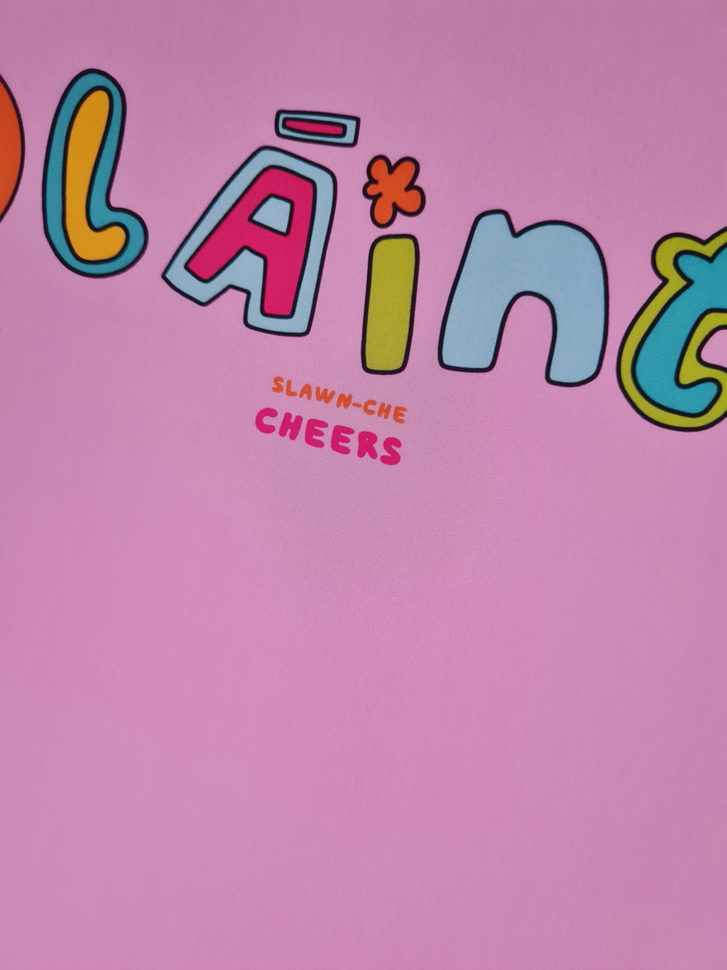 Sláinte print (cheers)