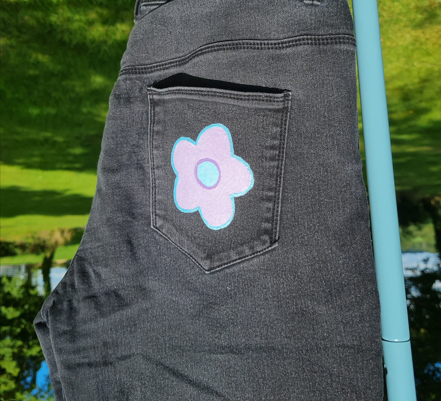 Smiley and flower!
