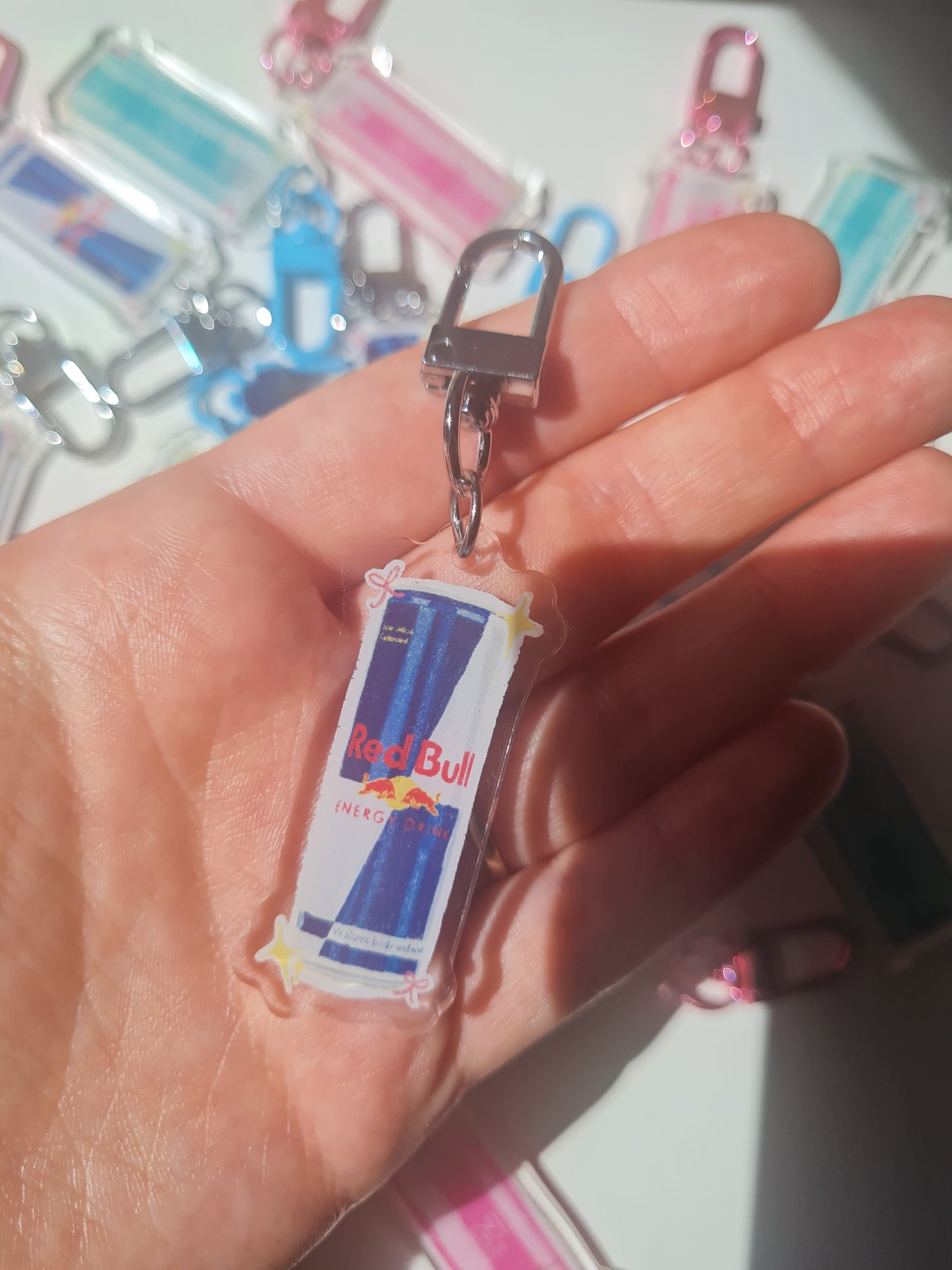 Red bull mini keyrings