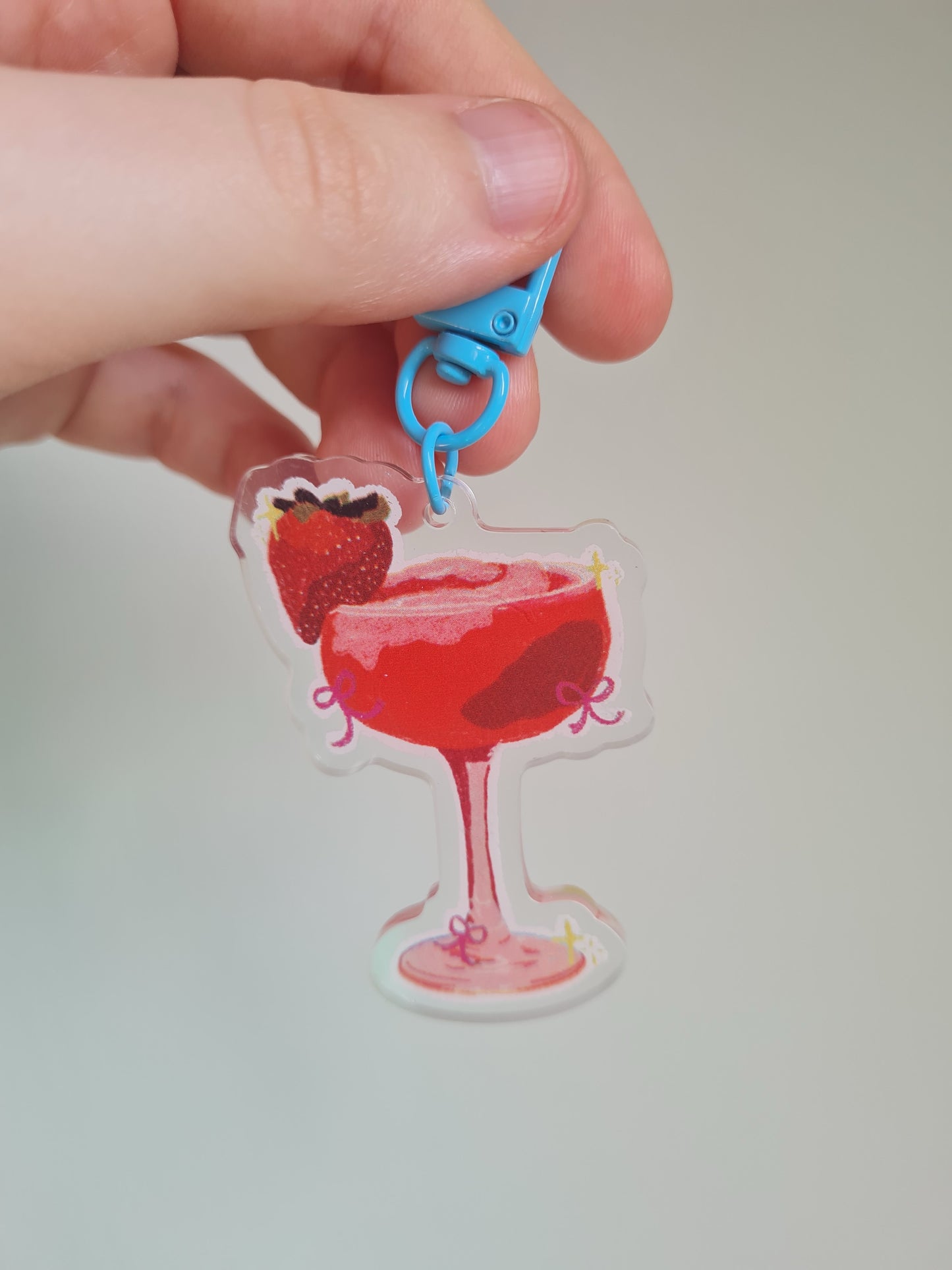 Strawberry Daiquiri keyring