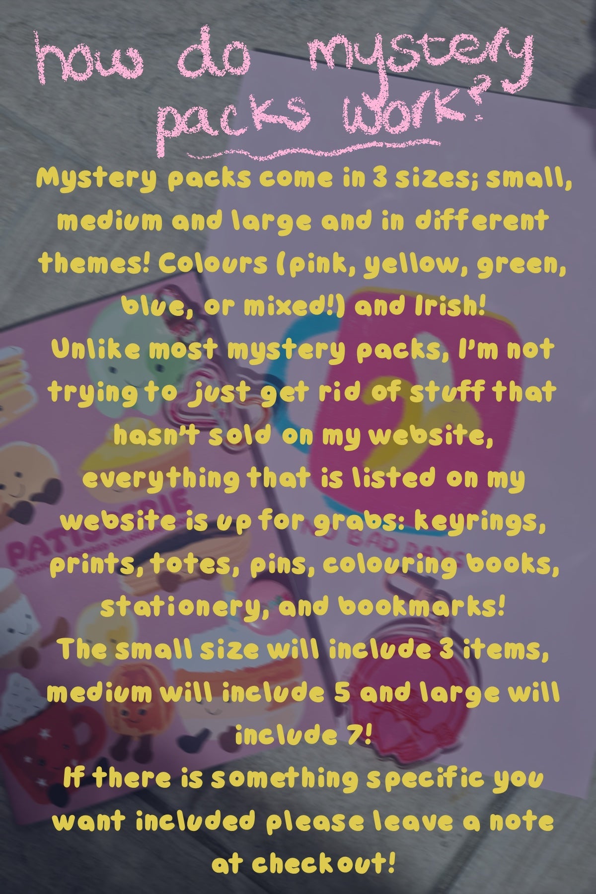 Mystery packs