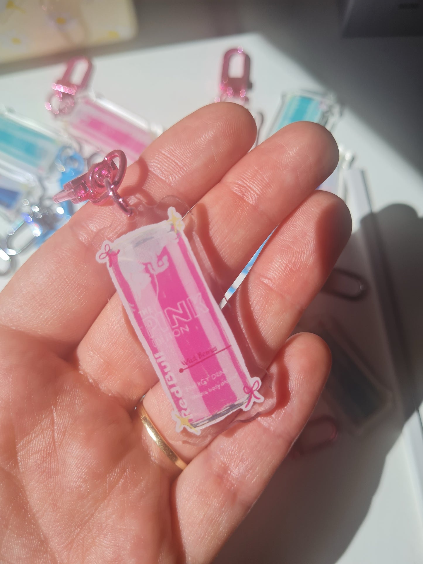 Red bull mini keyrings