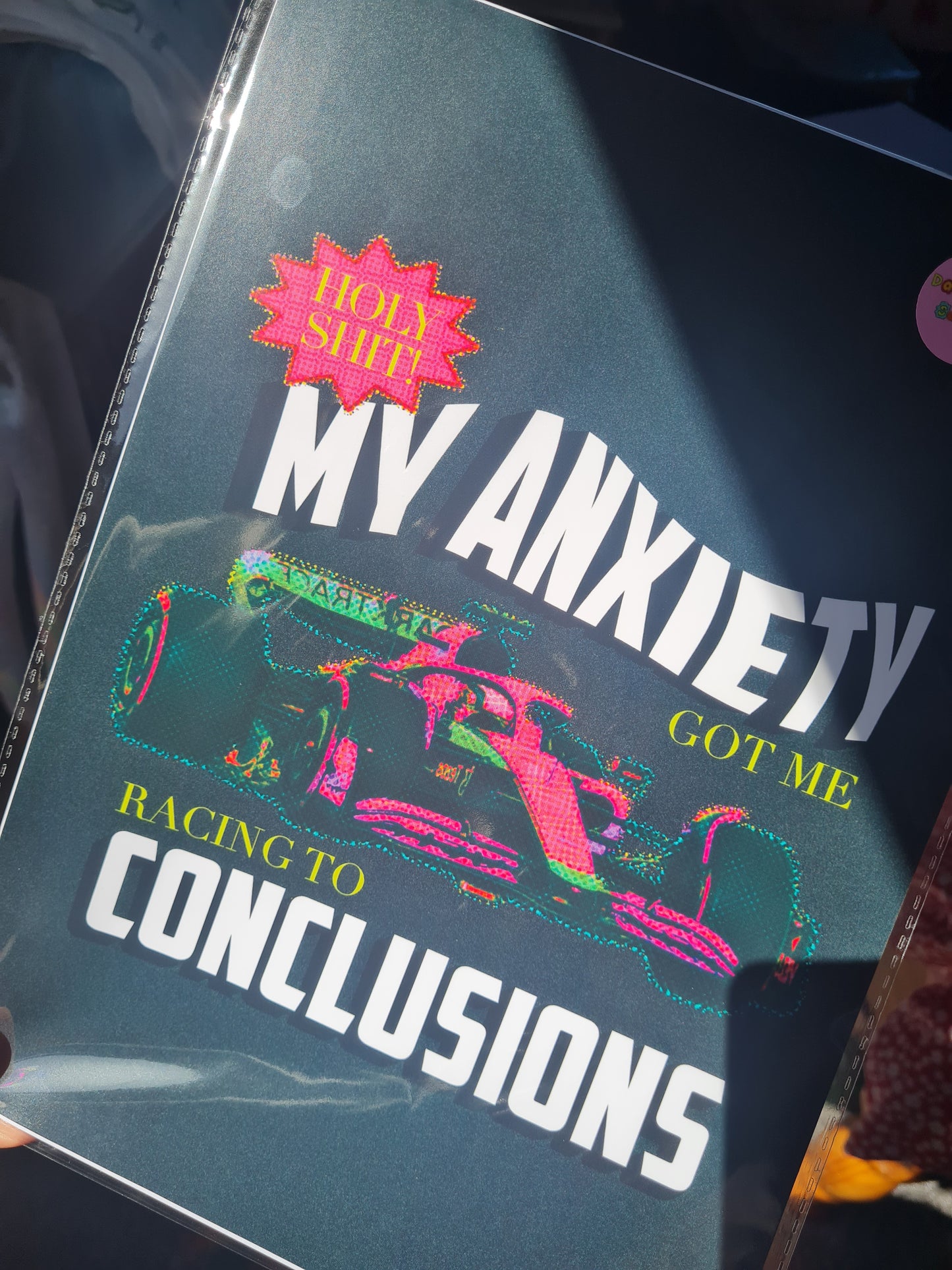 My anxiety got me racing to conclusions print