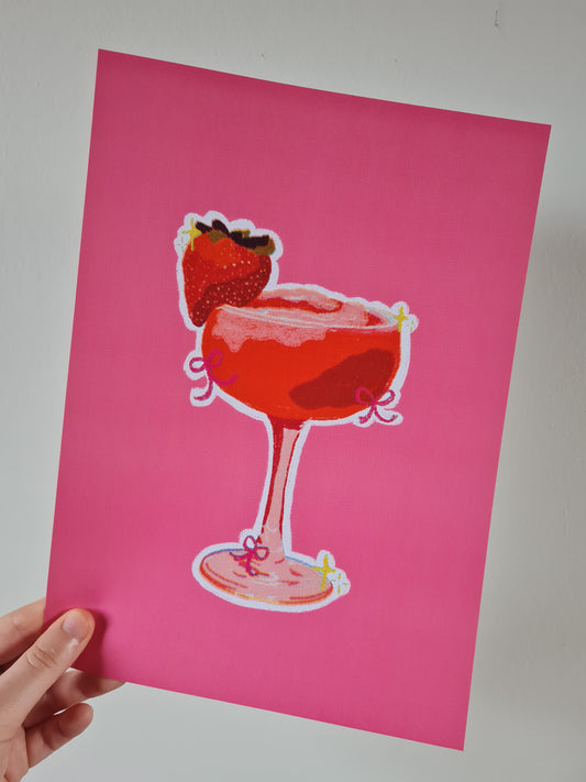 Strawberry Daiquiri print