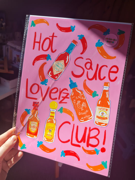 Hot sauce lovers print
