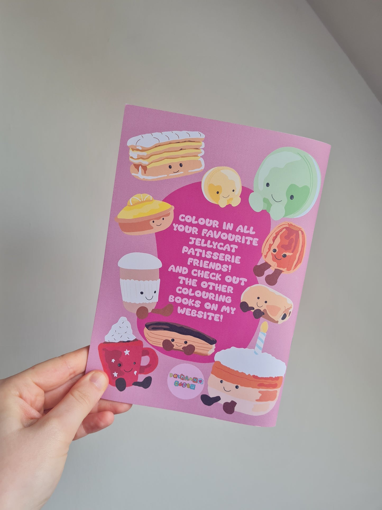 Patisserie colouring book