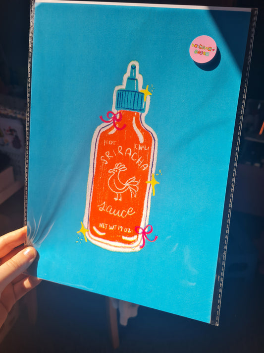 Hot sauce print