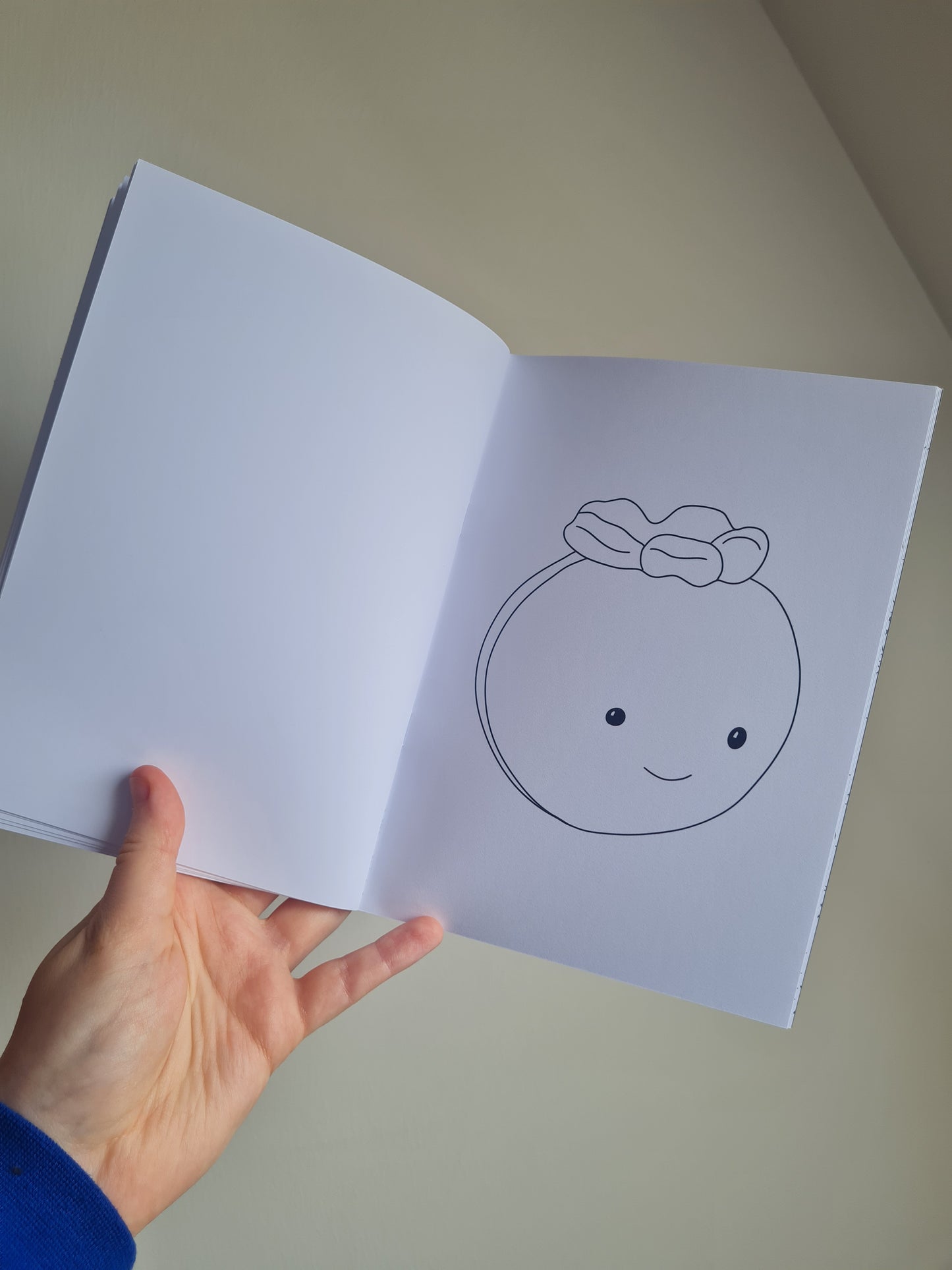 Fruit and veg colouring book