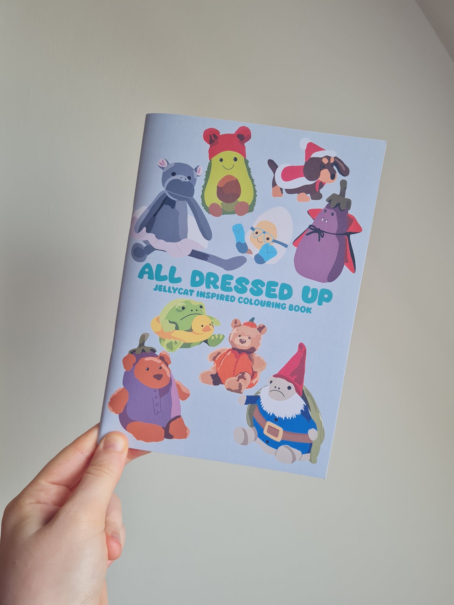All dressed up colouring book