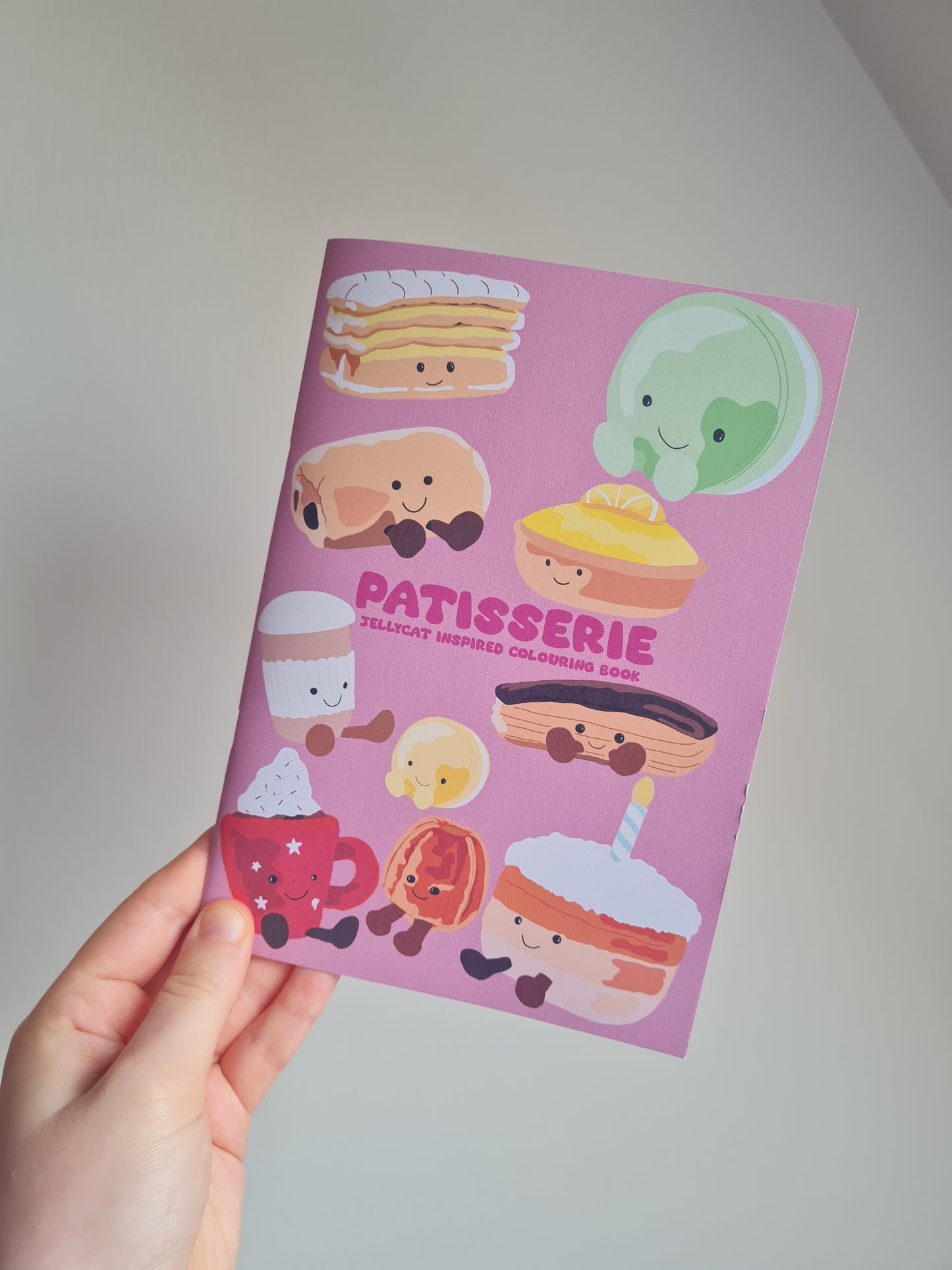 Patisserie colouring book
