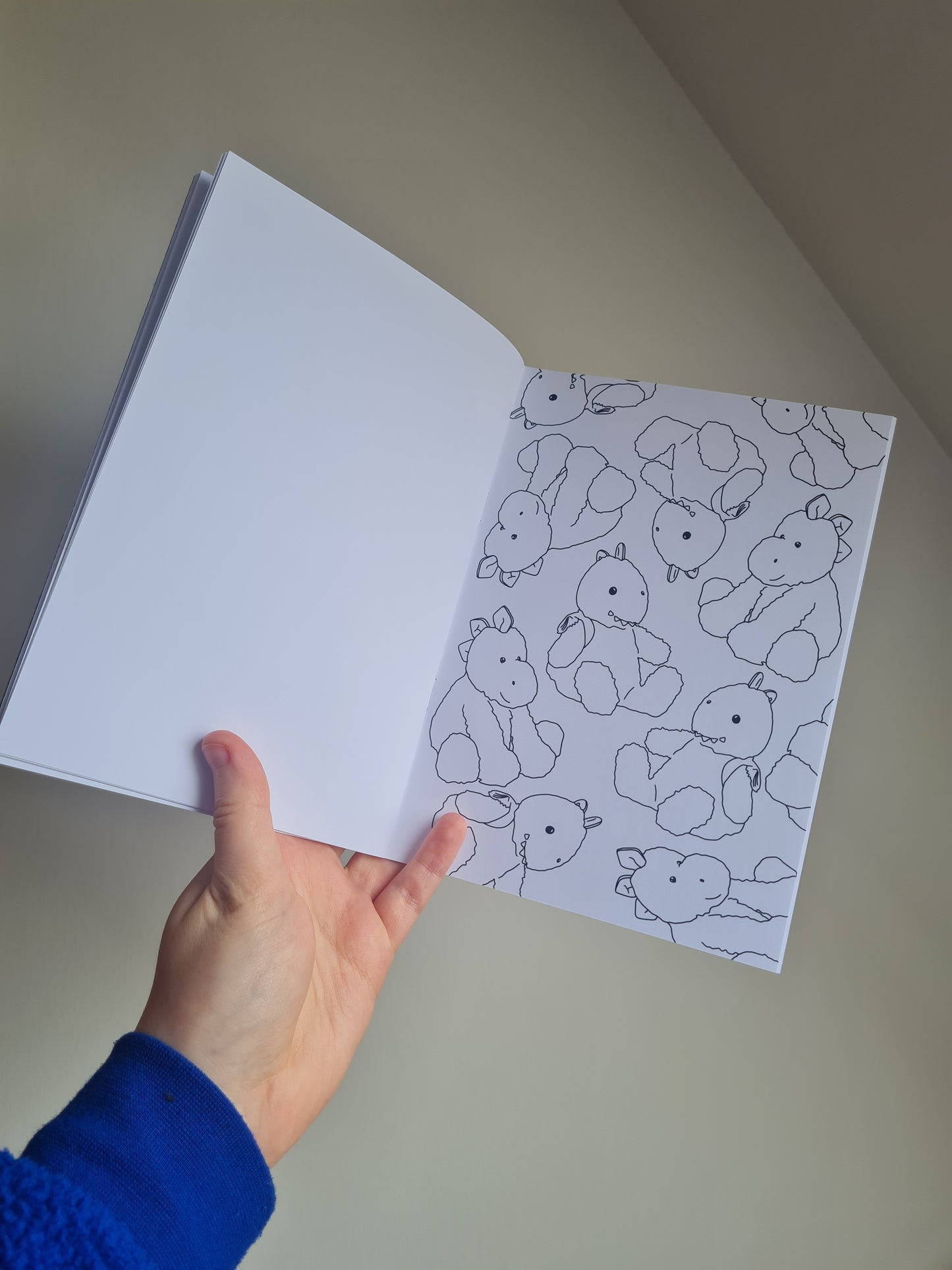 Foods and dudes colouring book