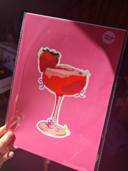 Strawberry Daiquiri print