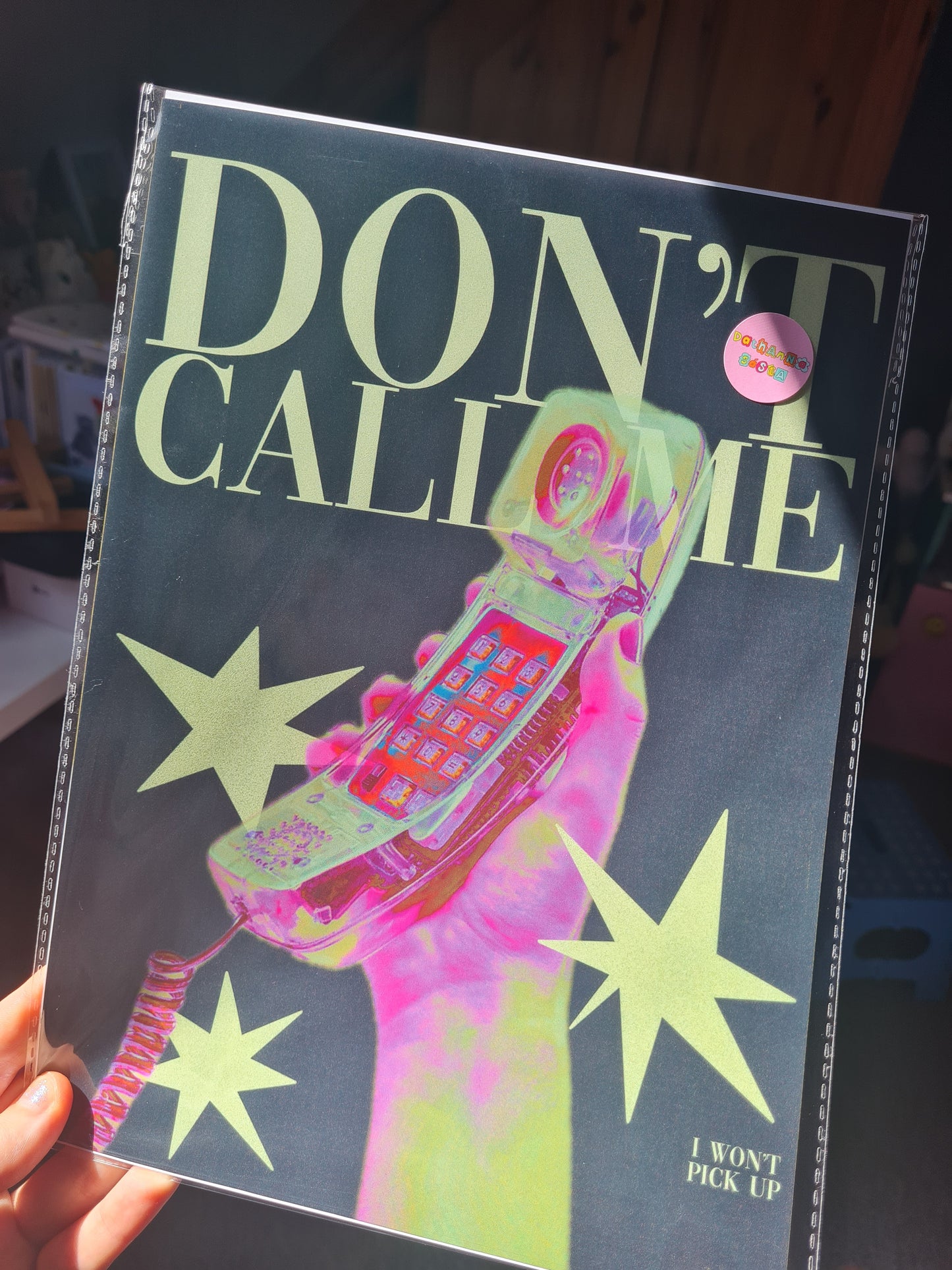 Don't call me, I wont pick up print