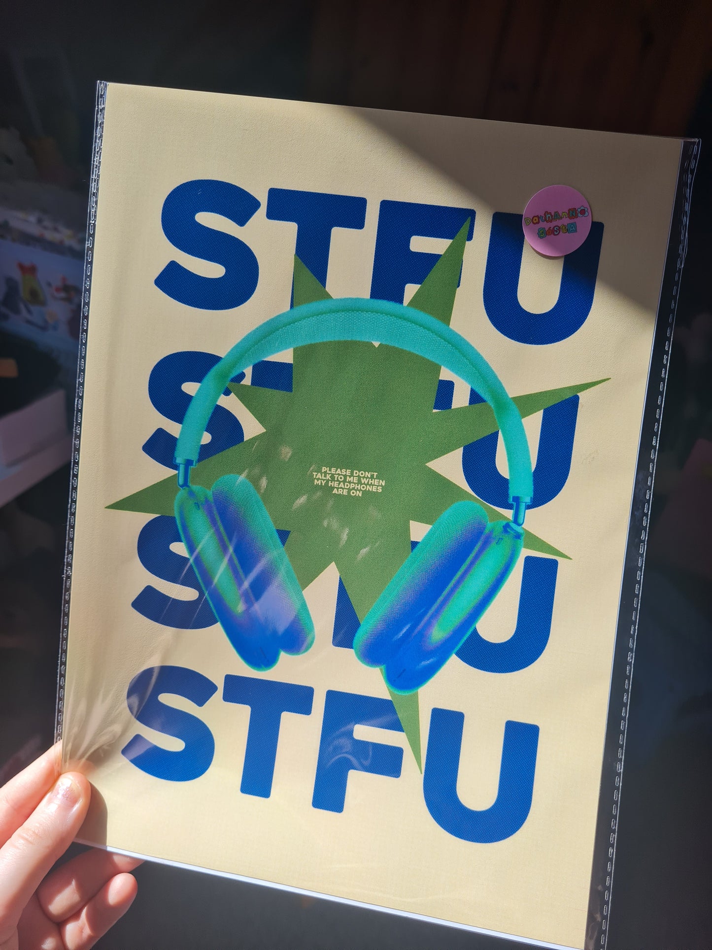 STFU headphones print