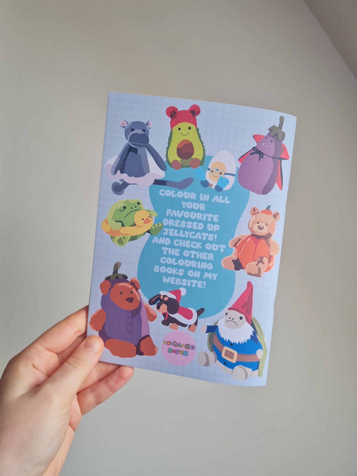 All dressed up colouring book